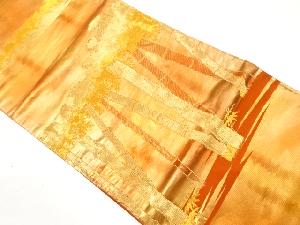 アンティーク　竹林模様織り出し袋帯（材料）